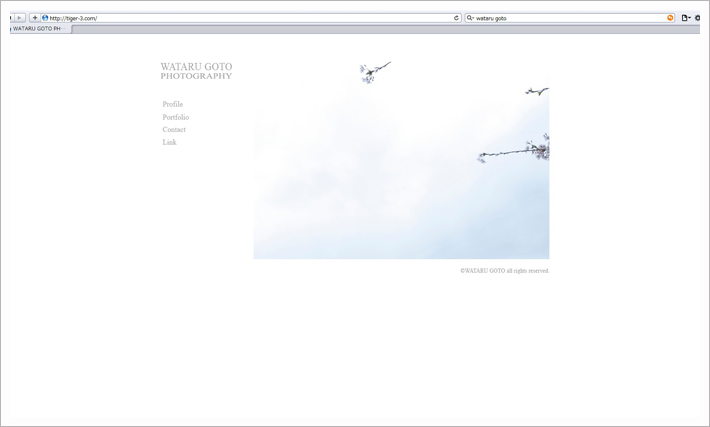 WATARU GOTOトップページ